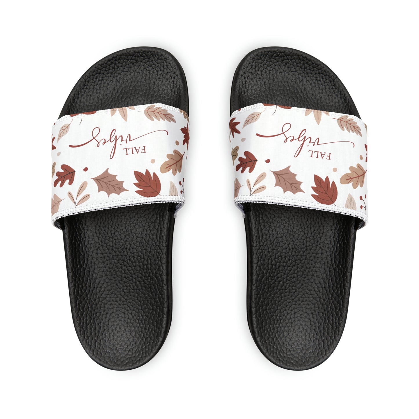 Fall Vibes - Women's PU Slide Sandals