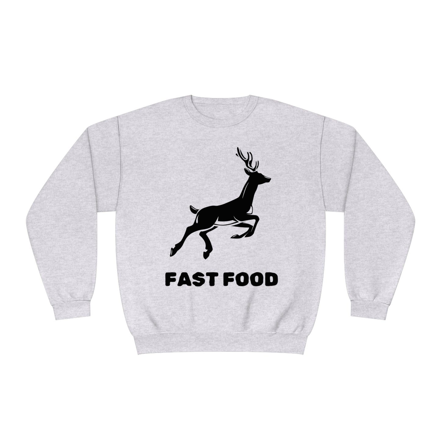 Fast Food - Unisex NuBlend® Crewneck Hunting Sweatshirt