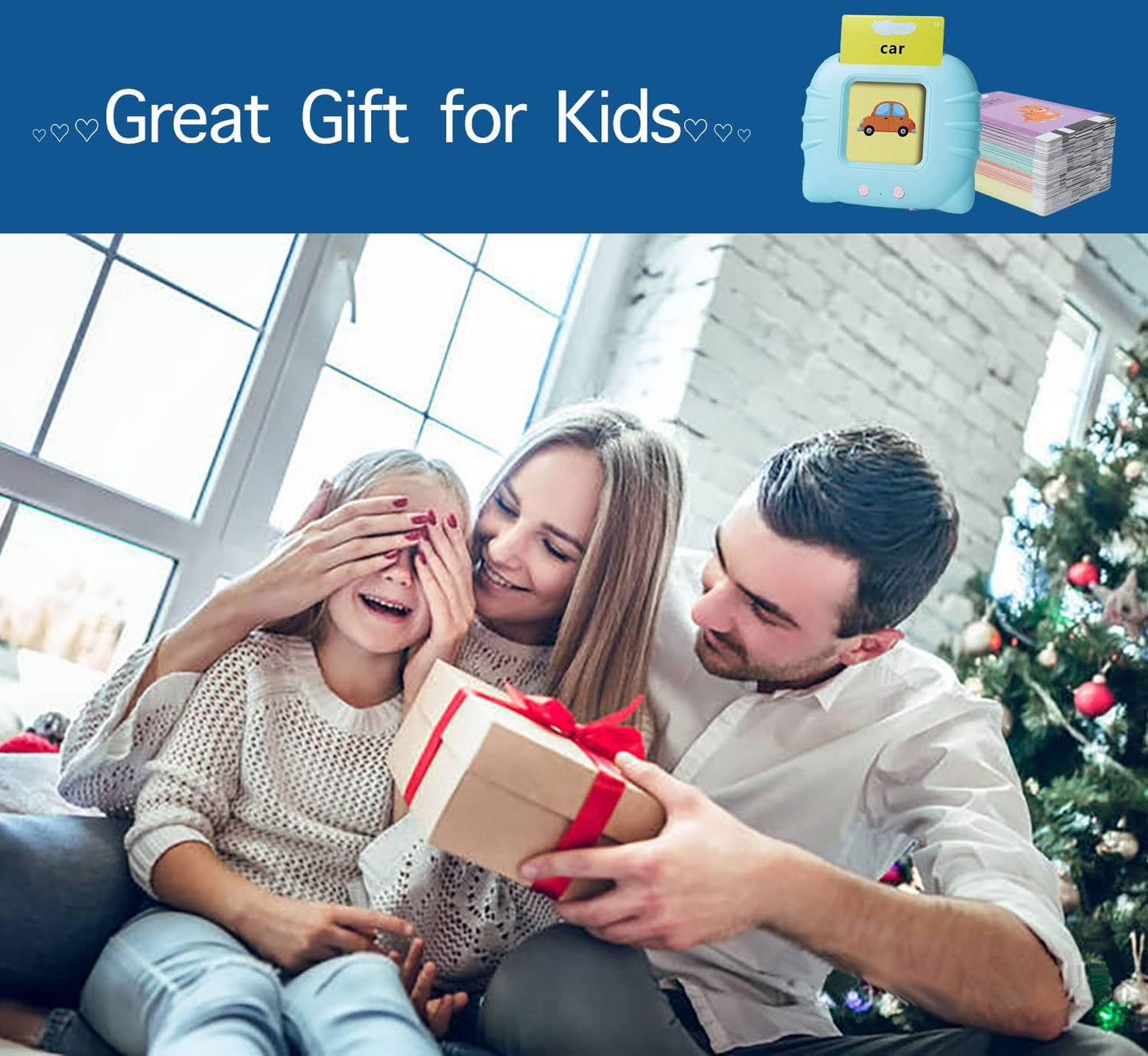 Pocket Speech for Toddlers, Talking Flash Cards for Toddlers 1-2-4 Years, Speech Therapy Toys for Toddlers