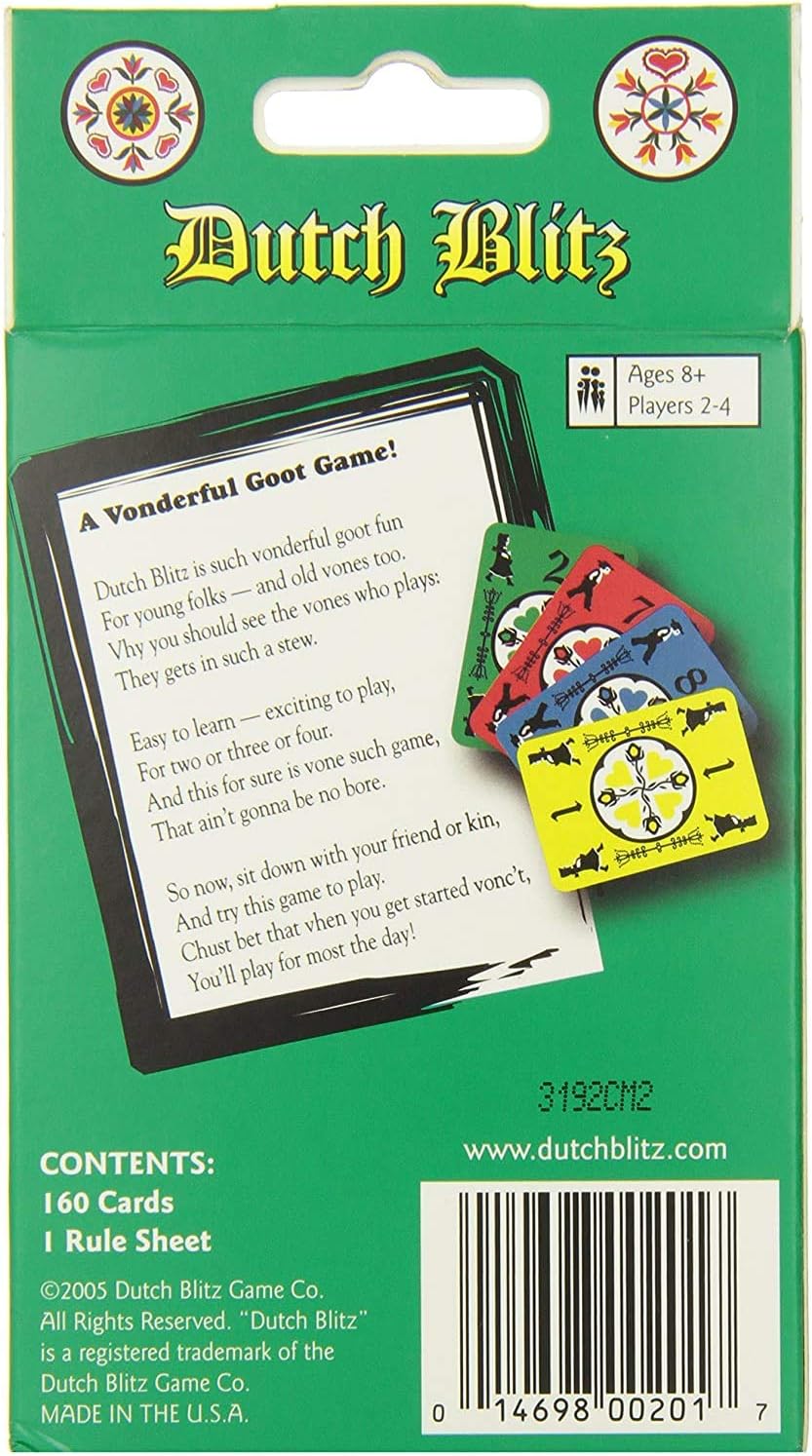 - Fast Paced Card Game for 2-4 Players Ages 8+, 160 Cards, Easy to Learn