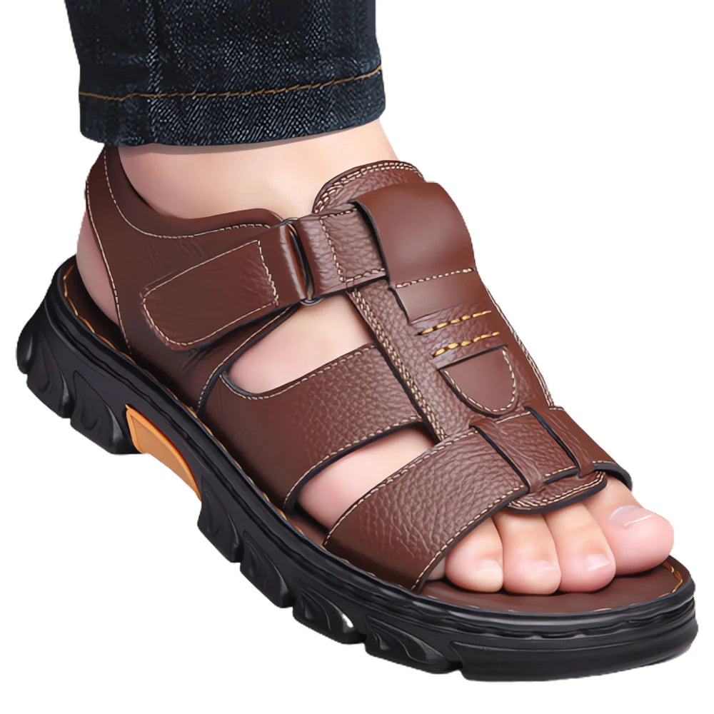 Spring T-strap sandals