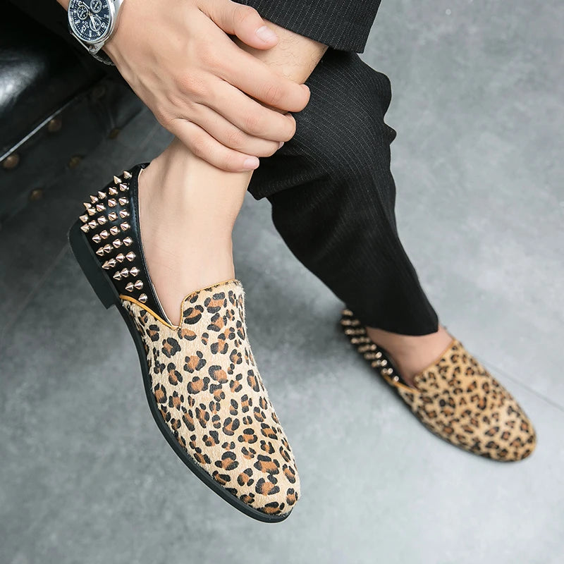 Spring Leopard Loafers