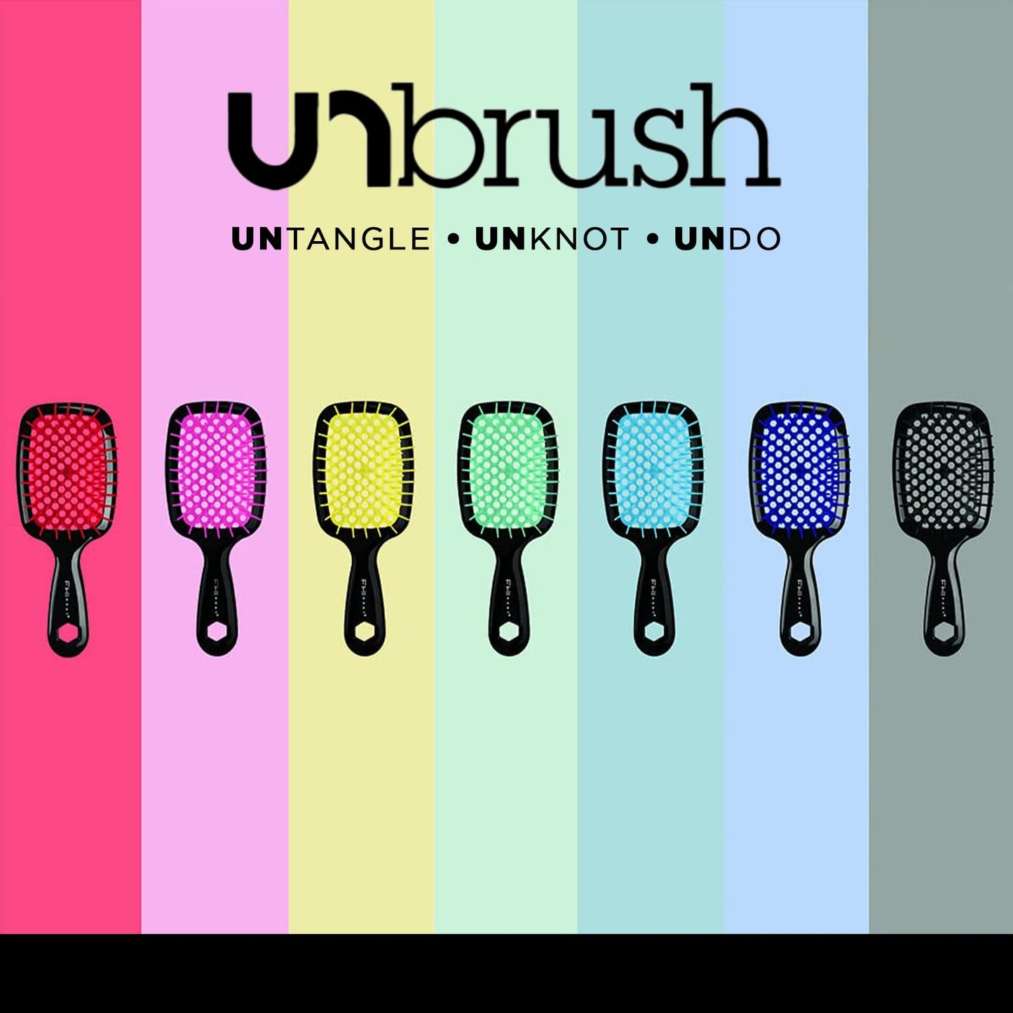 Spring Wet & Dry Unbrush Vented Detangling Hair Brush