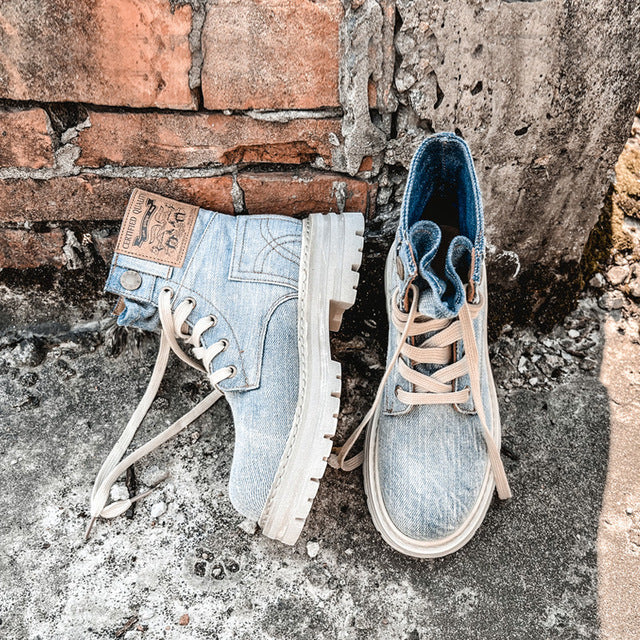 Denim Delight: Stepping into Style with Spring Lime's Denim Shoes Collection