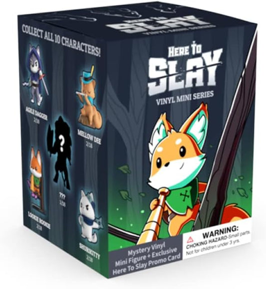 - Here to Slay: Vinyl Mini Series Blind Box - Includes Mystery Vinyl Figure Toy and Exclusive Holographic Promo Card