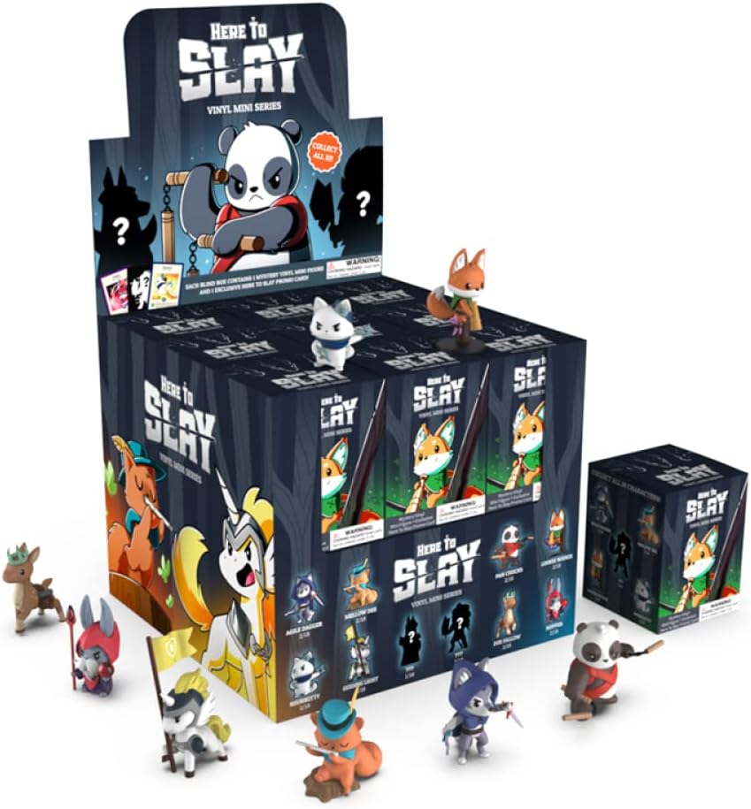 - Here to Slay: Vinyl Mini Series Blind Box - Includes Mystery Vinyl Figure Toy and Exclusive Holographic Promo Card