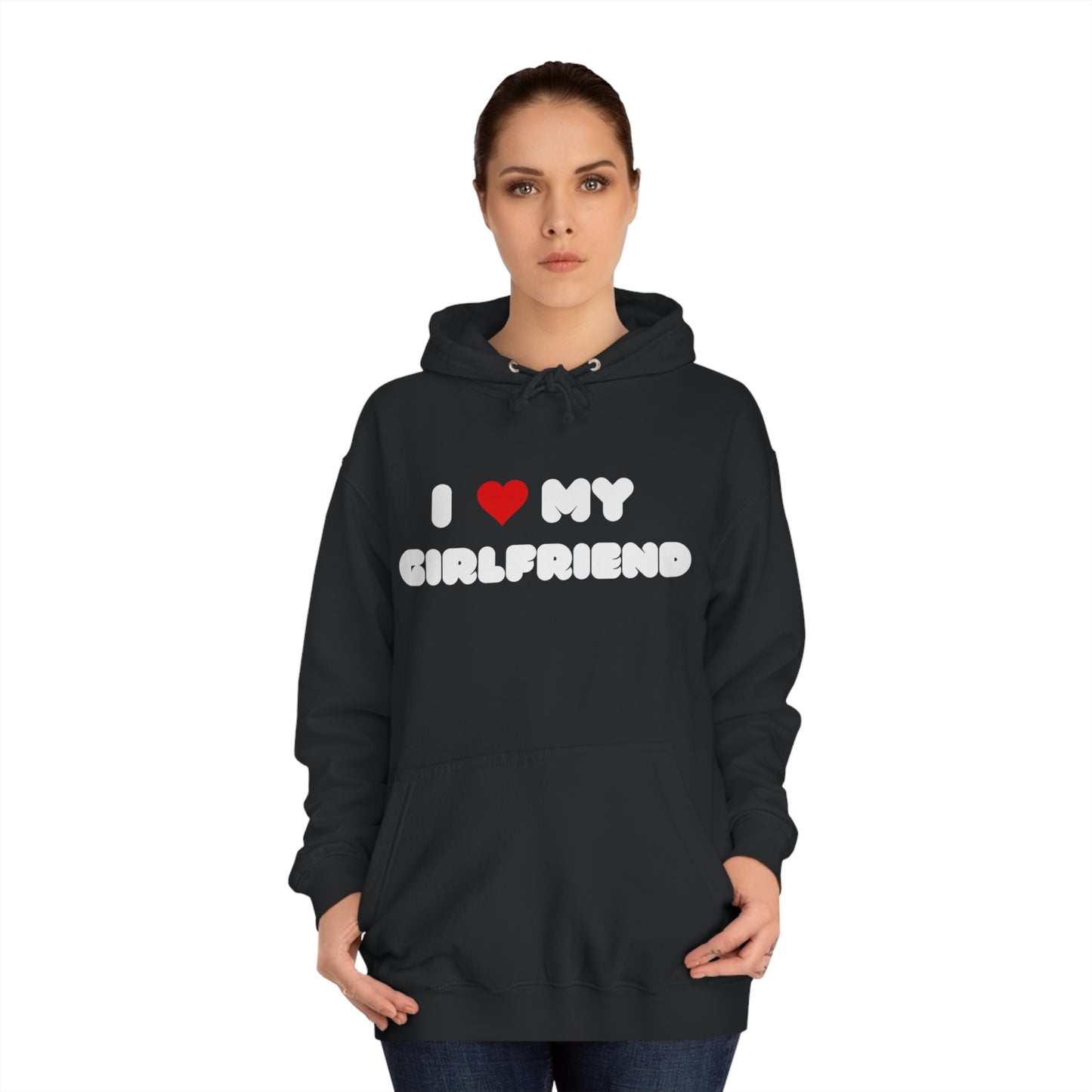 I love my girlfriend - Men's Hoodie