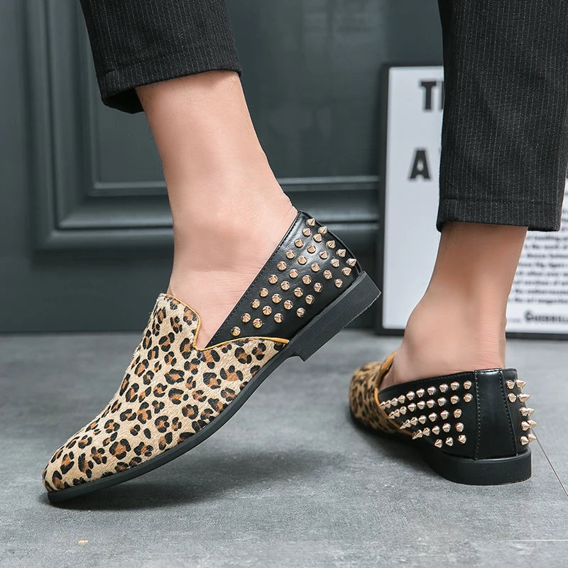 Spring Leopard Loafers