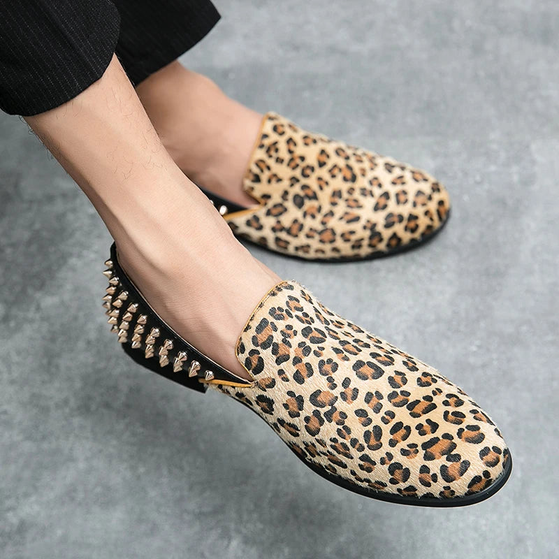 Spring Leopard Loafers