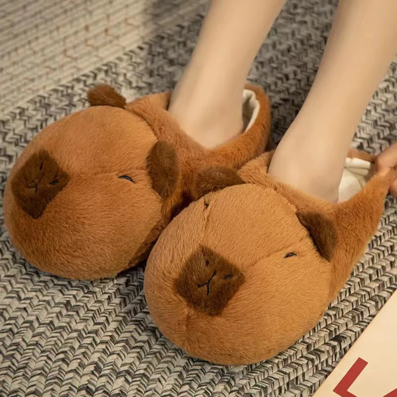 Spring Capybara Slippers