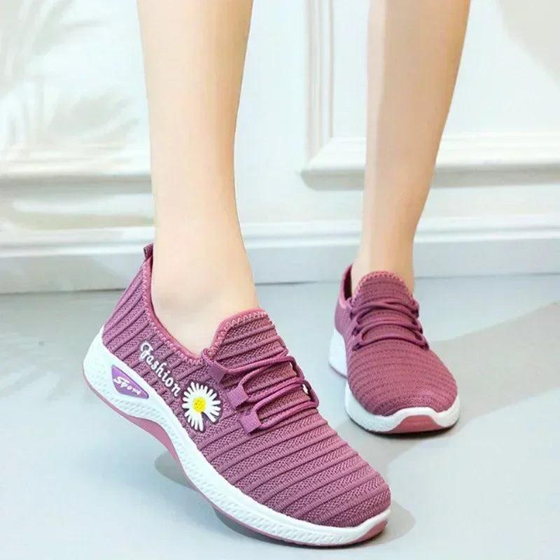 Spring Solid Sneakers