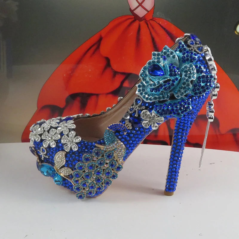 Spring Crystal High Heel