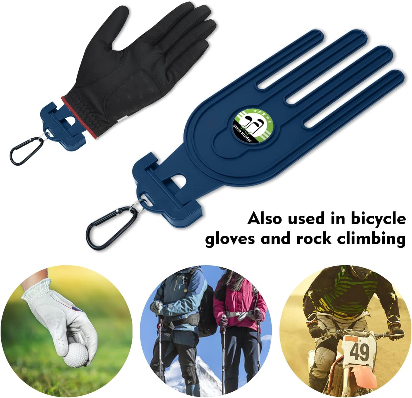 Spring Golf Glove Holder Stretcher, 2PCS Durable Glove Support Frame Dryer 