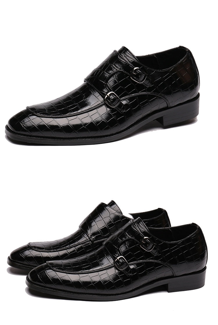 Luxury Men's Formal Shoes Slip on Flats Business Dress Shoes Male Footwear  New