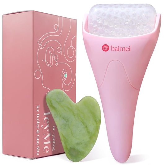 Spring Cryotherapy Ice Roller and Gua Sha Facial Tools Reduces Puffiness Migraine Pain Relief