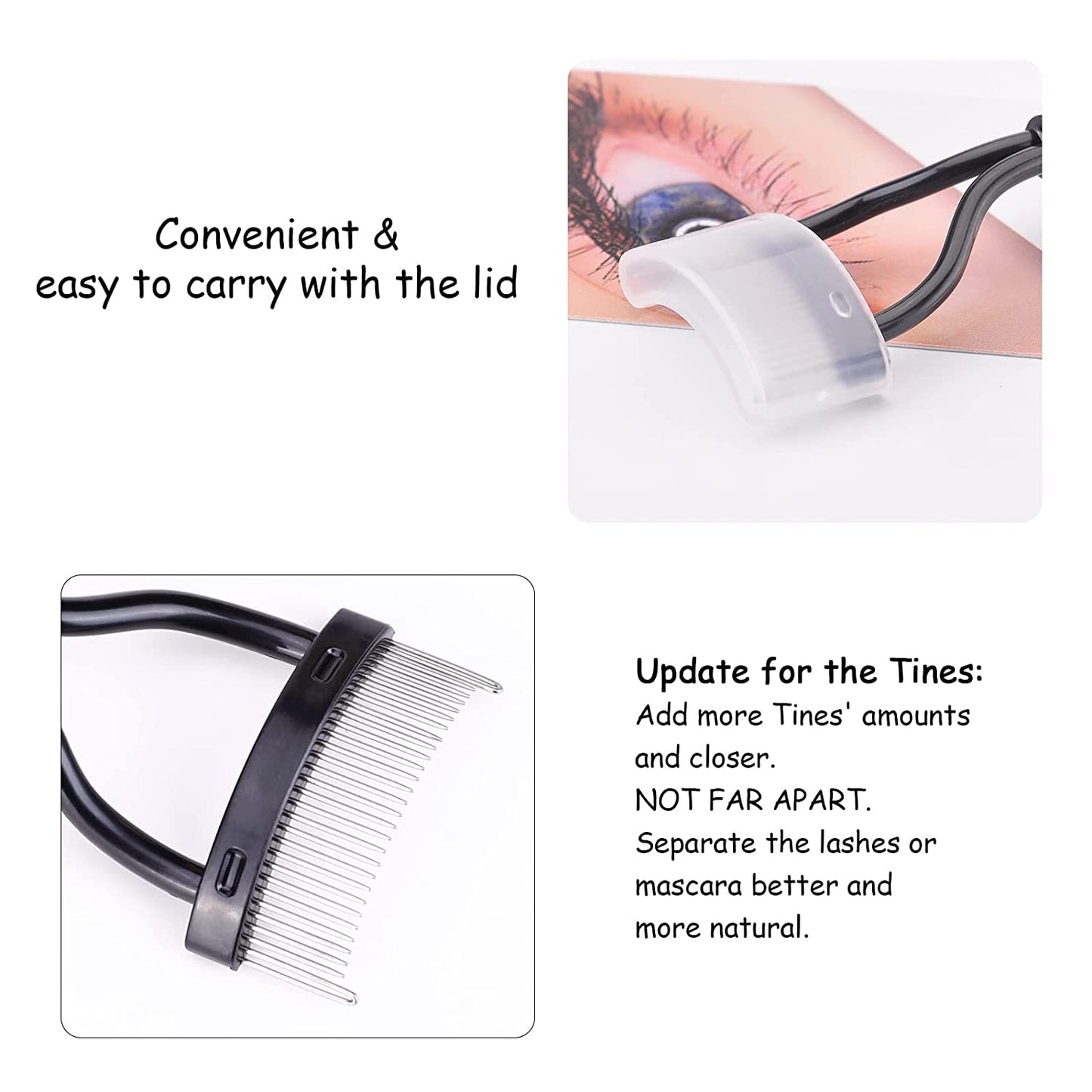 Spring Eyelash Comb  Eyelash Separator Mascara Applicator Eyelash Definer