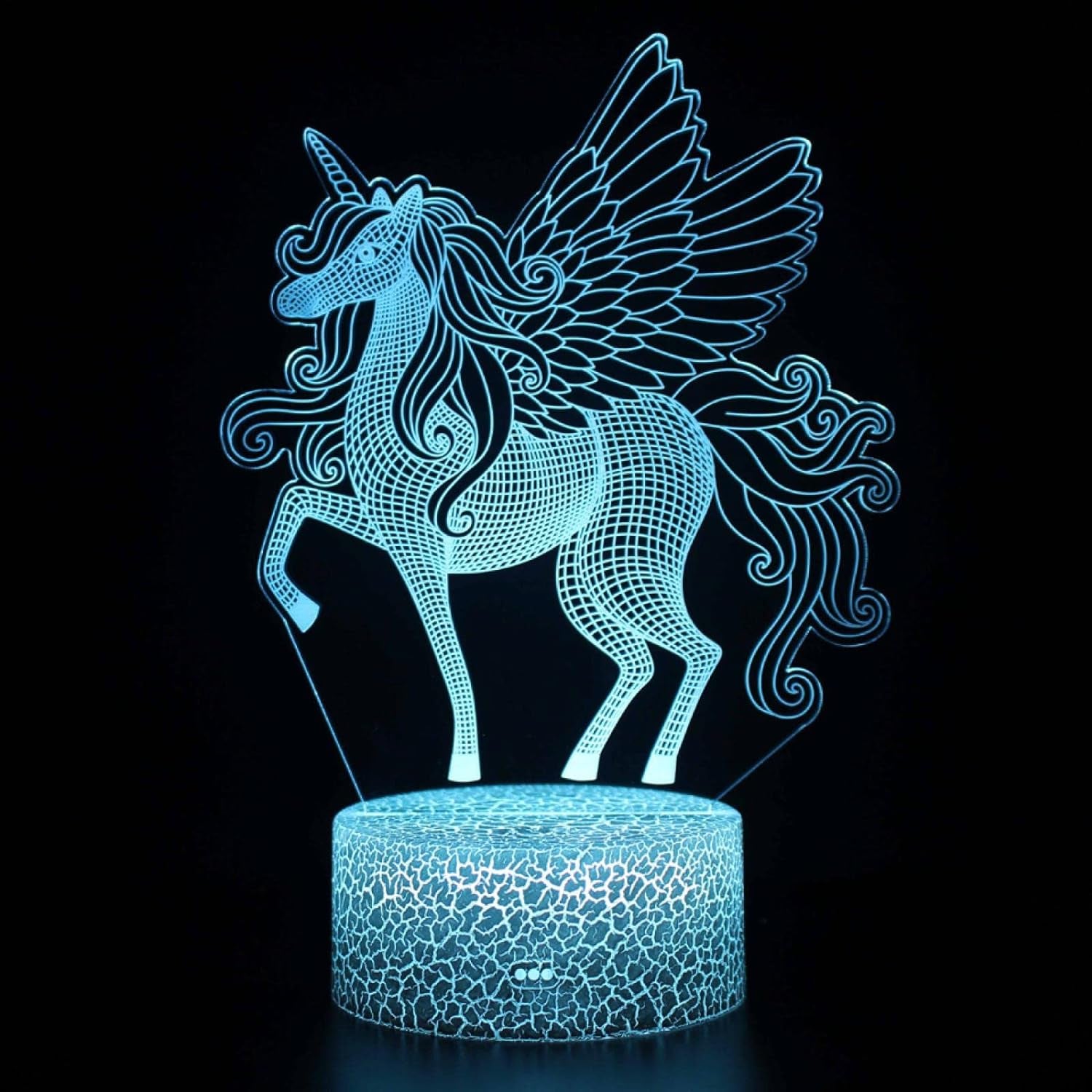 Spring Creative Gift Unicorn Series 3D Table Lamp