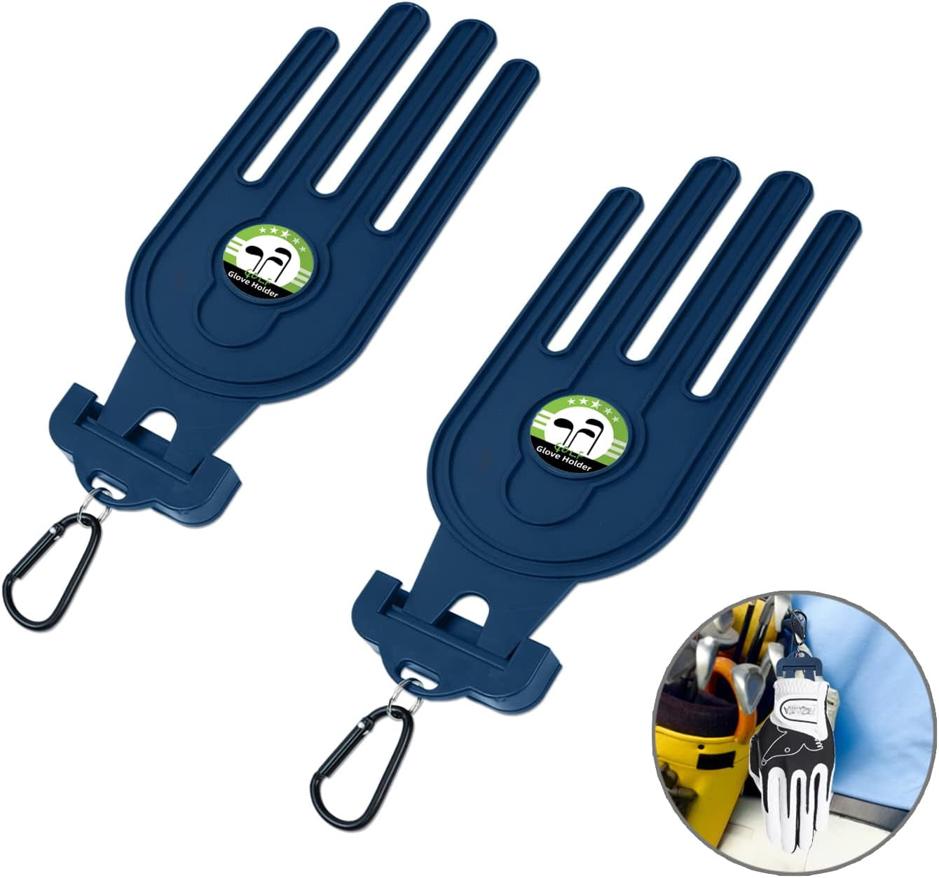 Spring Golf Glove Holder Stretcher, 2PCS Durable Glove Support Frame Dryer 