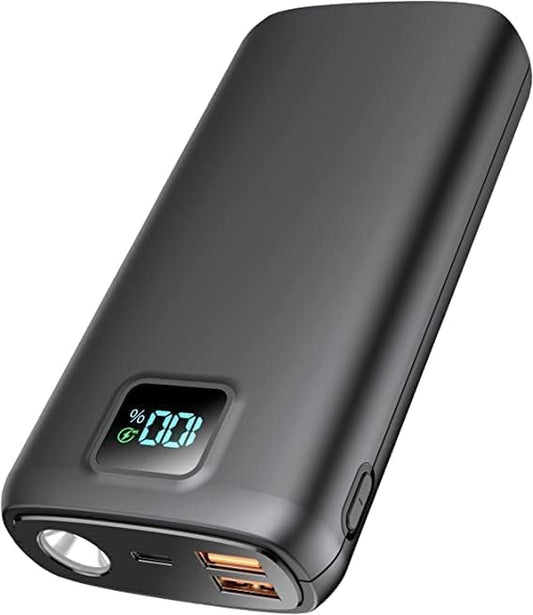 Spring Portable-Charger-Power-Bank - 40000Mah Power Bank PD 30W and QC 4.0 Quick Charging Built-In Bright Flashlight LED Display 
