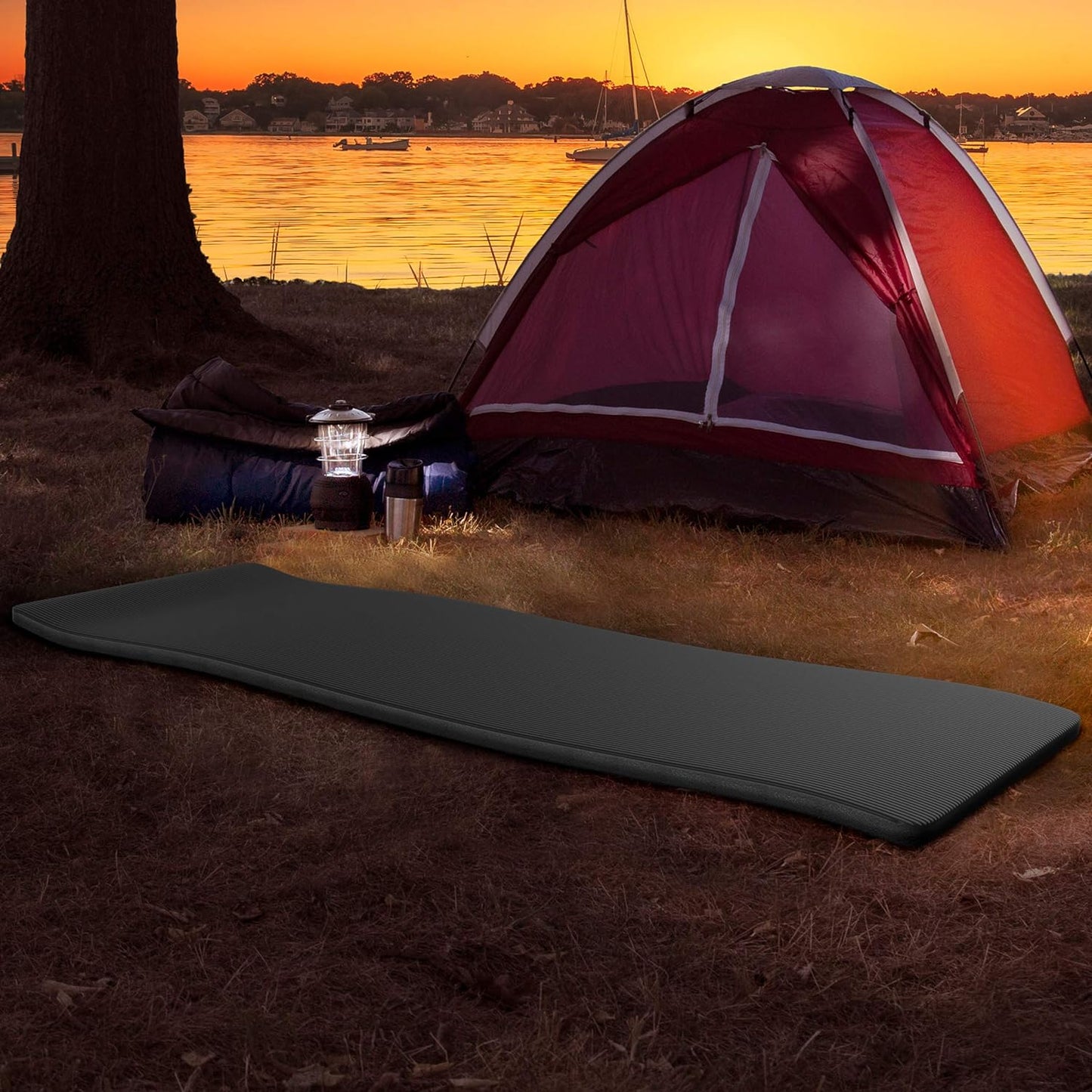 Spring Foam Sleeping Pad for Camping Thick Waterproof Sleep Pad