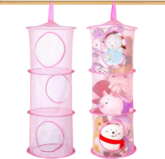 2Pcs 75 * 26Cm Stuffed Animal Storage Hanging Mesh Stuffed Animal Net