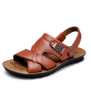 Spring Dual Leather Sandal