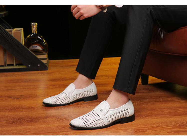 Men's Summer Leather Slip-on