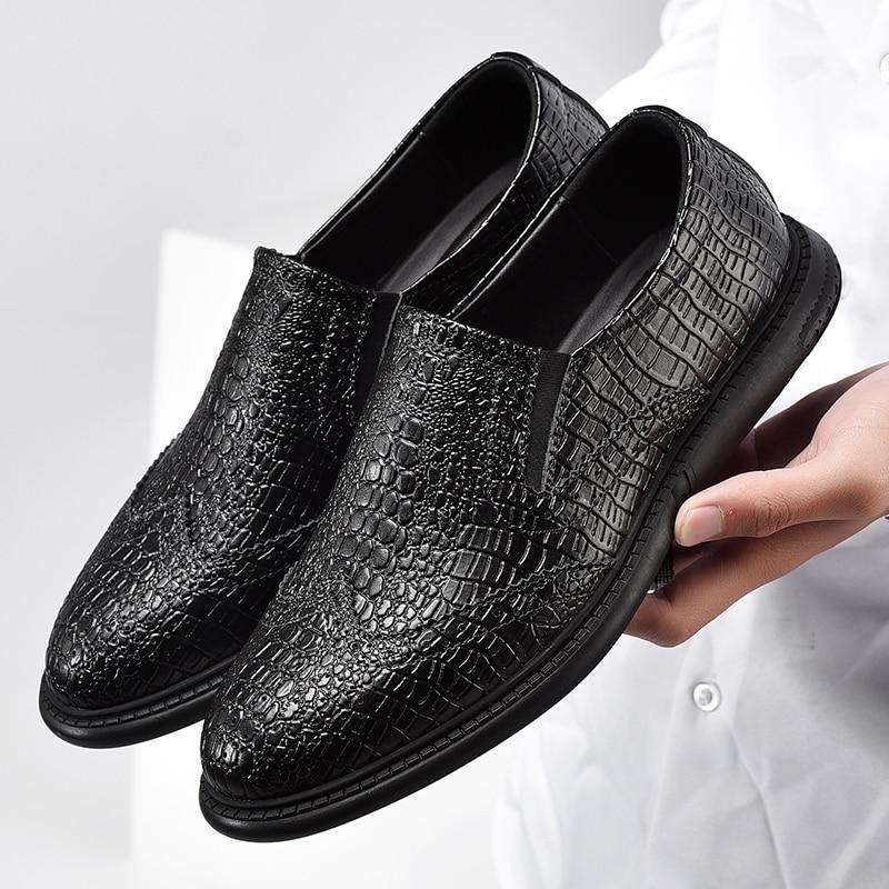 Men's Luxury Business Dress Pointy Loafers