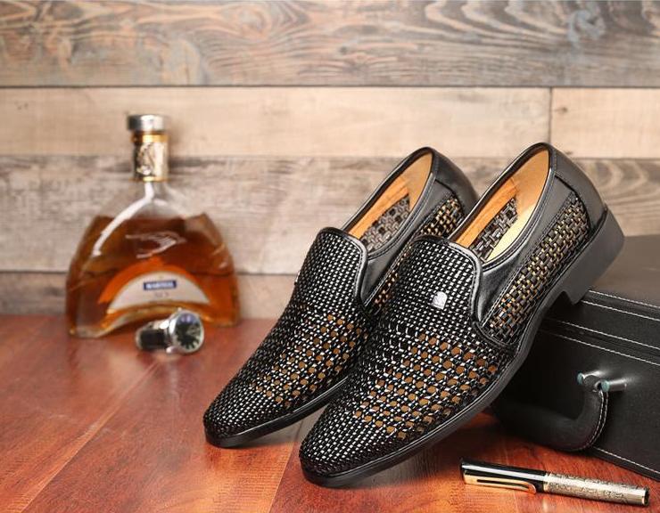 Men's Summer Leather Slip-on