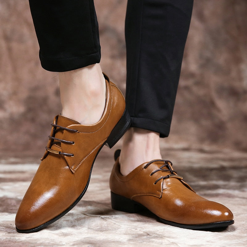 Men's Oxfords Formal Dress Leather Shoes