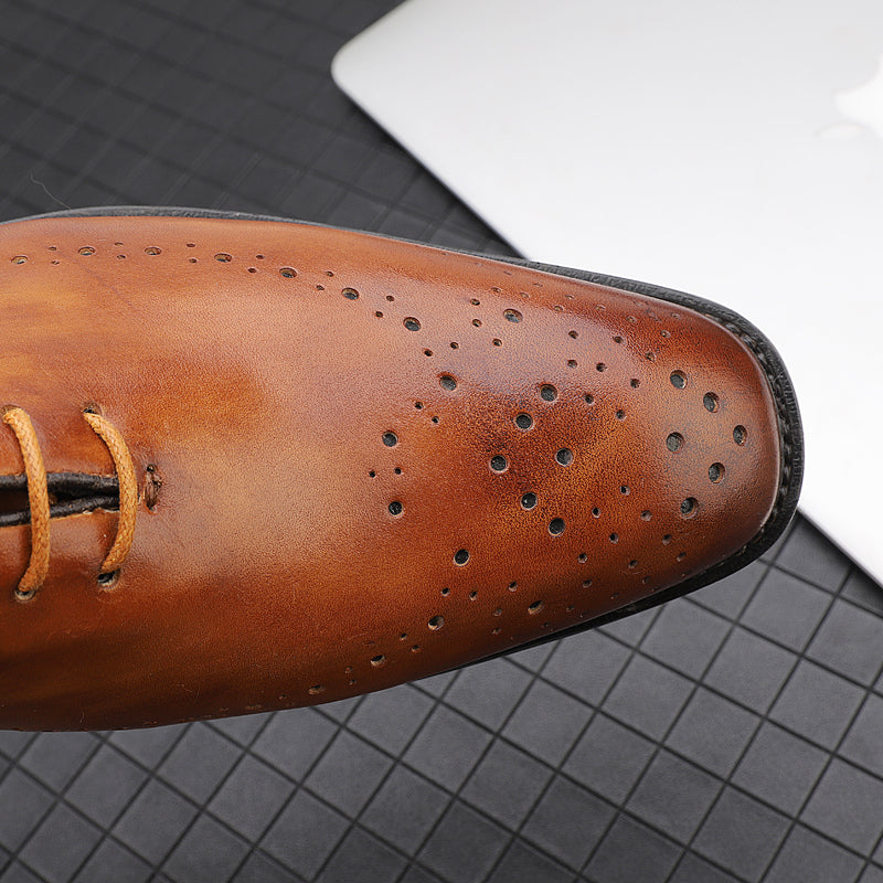 Italian Designer Vintage Men's Leather Shoes
