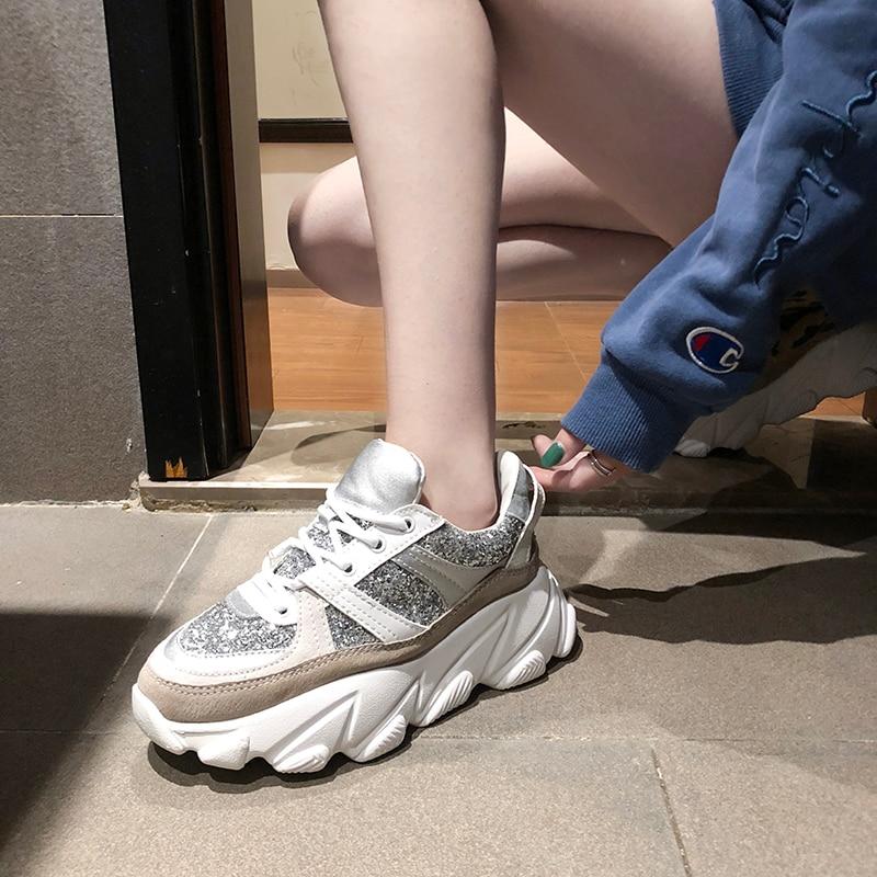 Women's Glitter Sneakers
