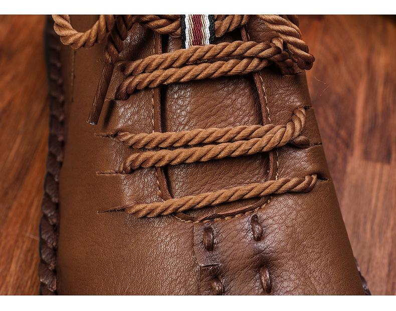 New Arrival! Men's Fashionable Warm Leather Shoes