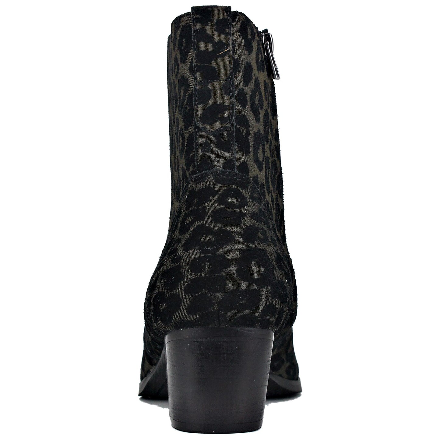 Stile Genuine Leather Leopard Boots