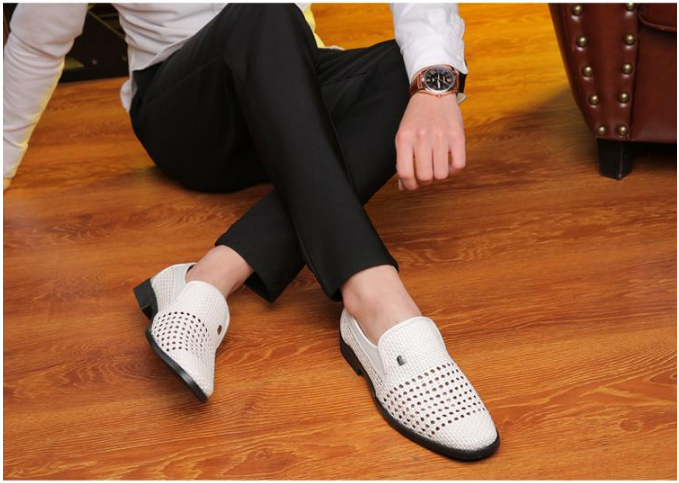 Men's Summer Leather Slip-on