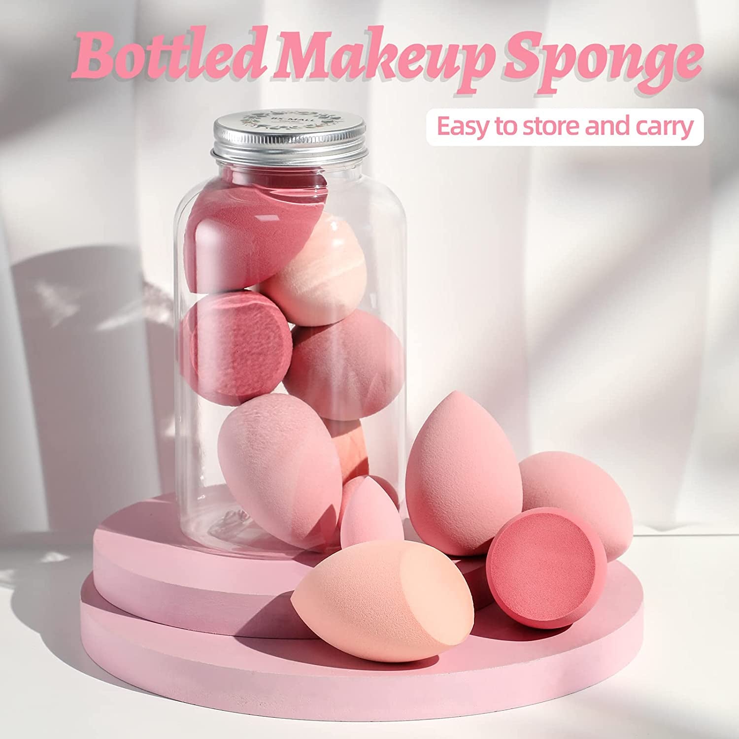 Spring Makeup Sponge Set  Blender Sponges 7 Pcs for Liquid
