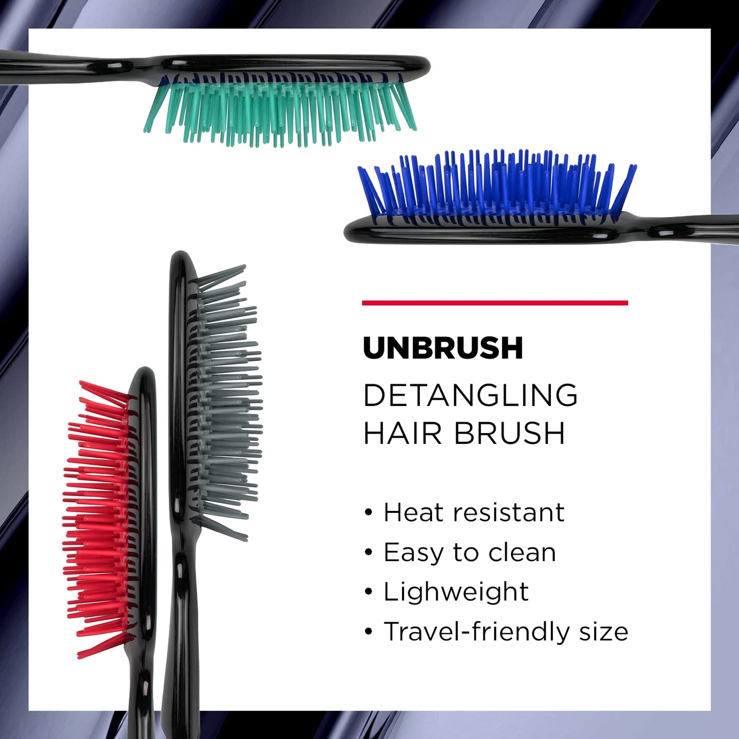 Spring Wet & Dry Unbrush  Vented Detangling Hair Brush