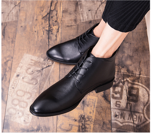 Men's Leather Short Boots