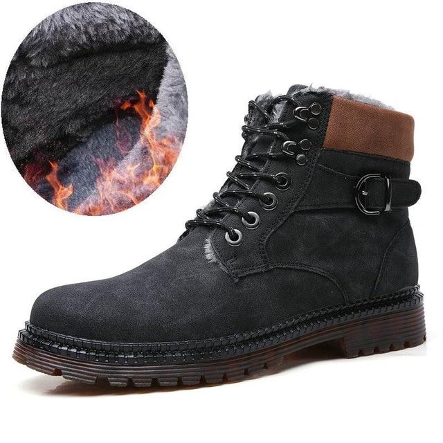 Men's Leather Warm Boots