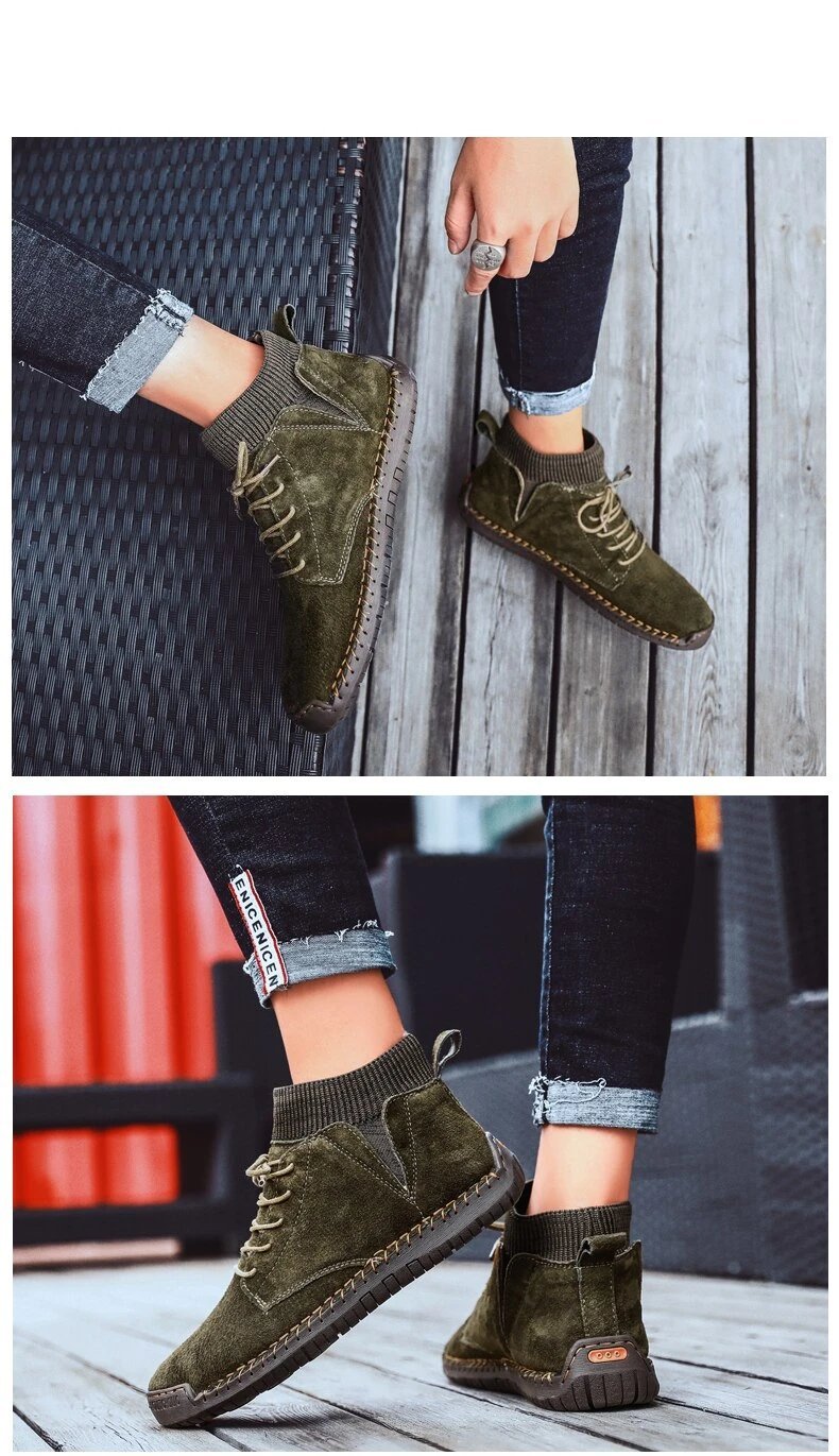 Men Fashion Casual Ankle Boots