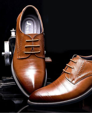 Men Bullock Business Dress Shoes