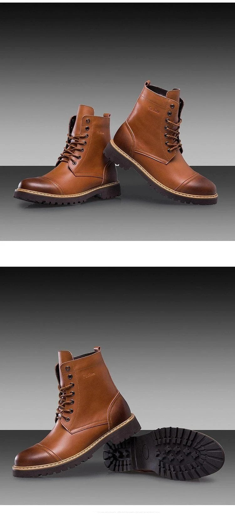 Men Casual Leather Boots