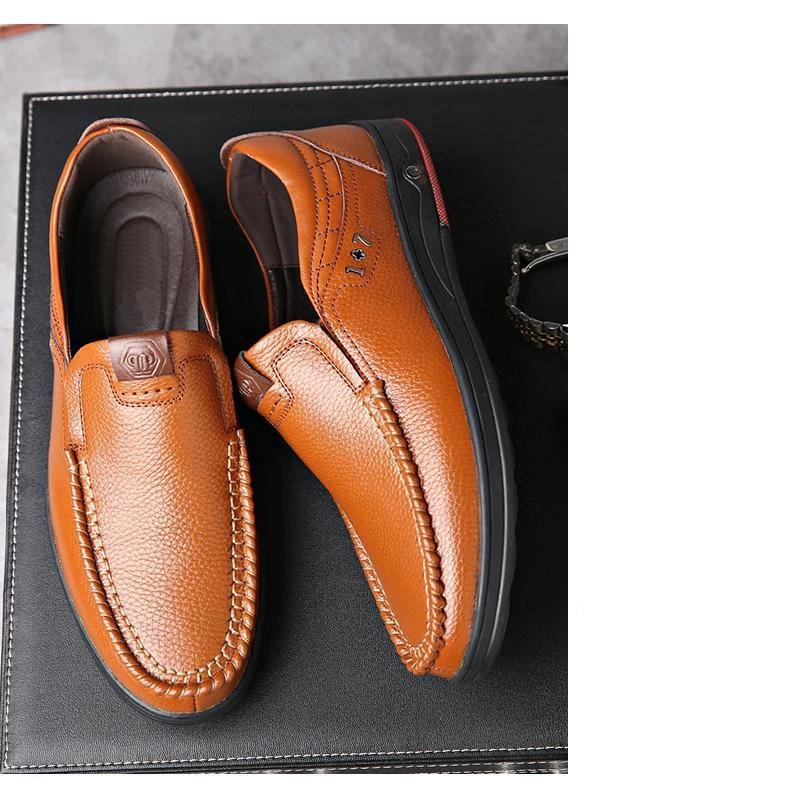 Men Leather Anti-slip Shoes