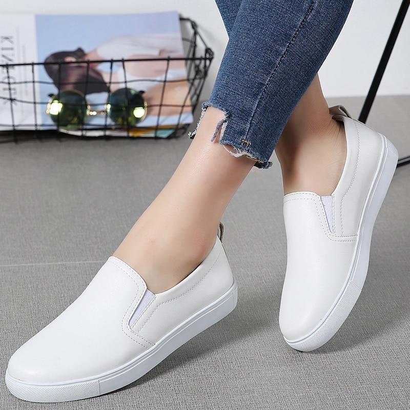 Women Spring Leather Shoes