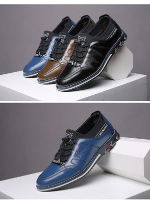 Men Genuine Loafers Moccasins
