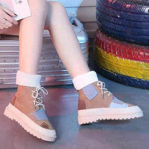 Women Wool mouth Boots
