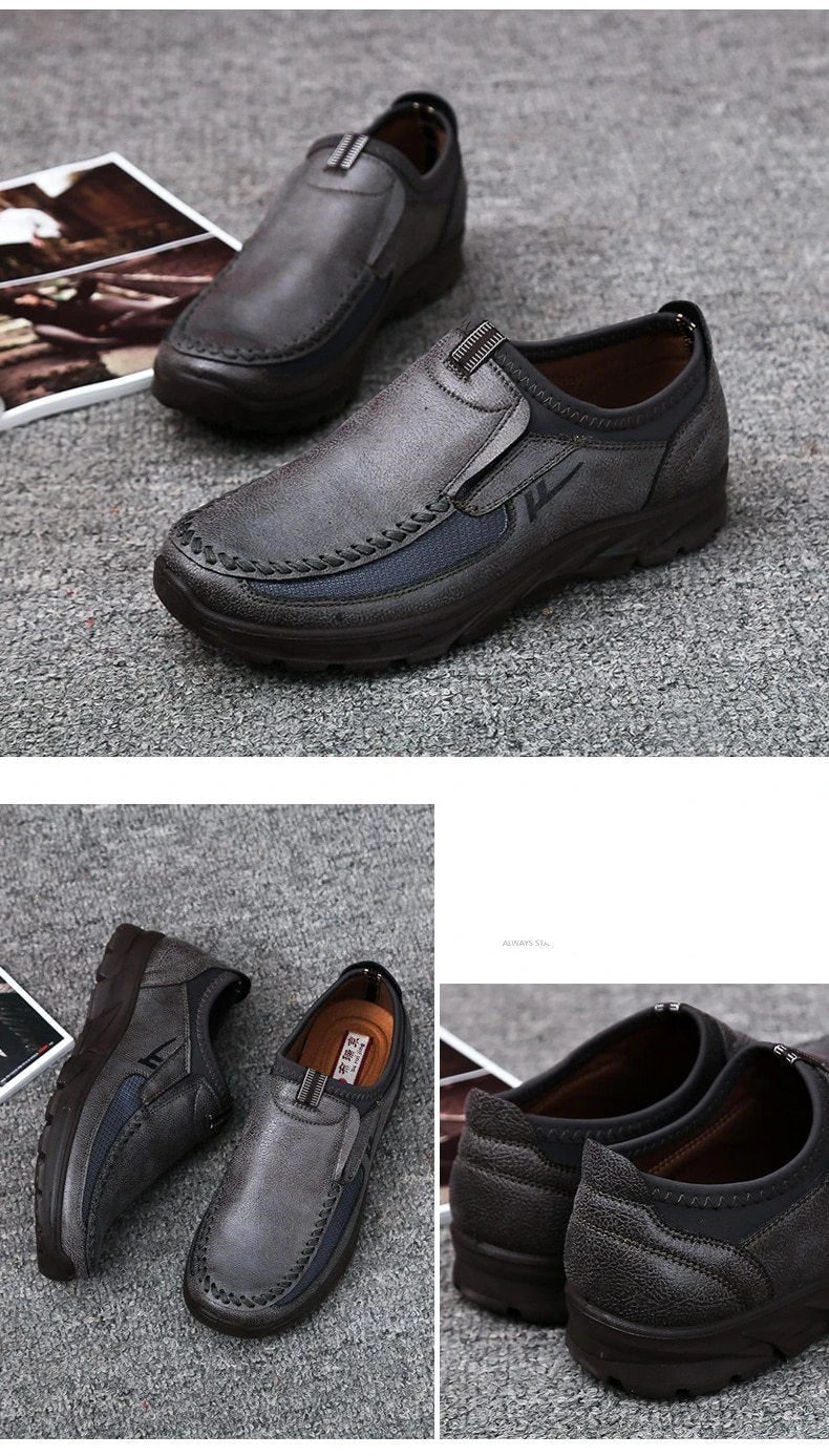 Mens Faux Suede Loafers