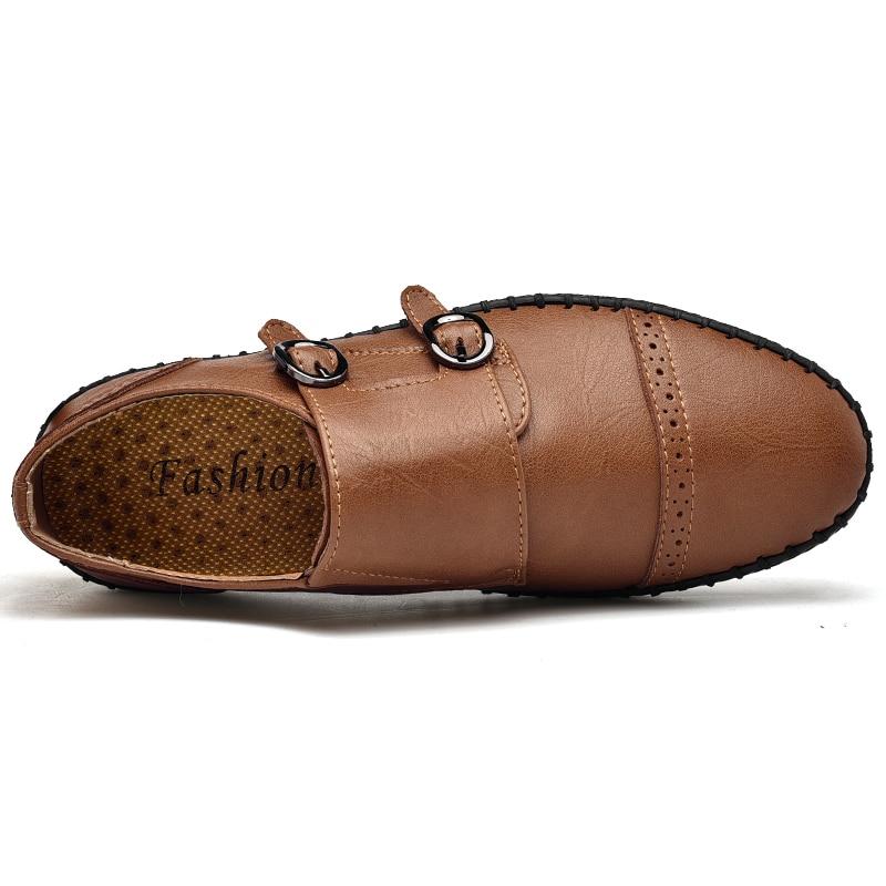 Men Breathable Leather Loafers