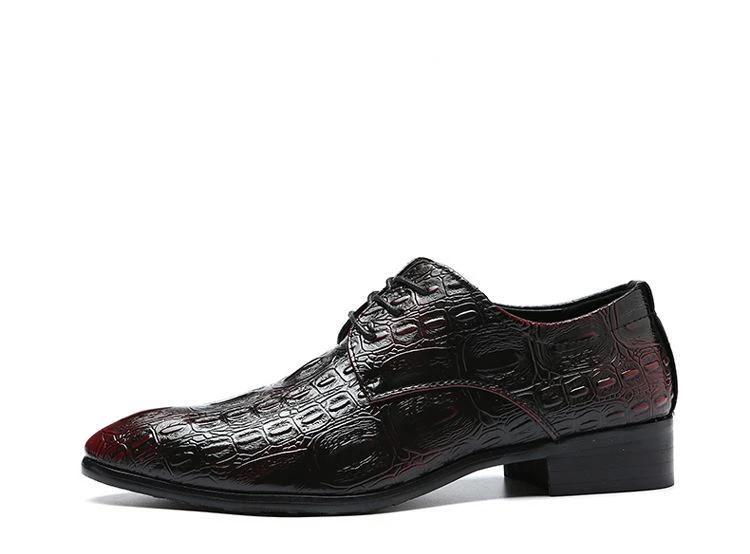 Men Crocodile Leather Shoes