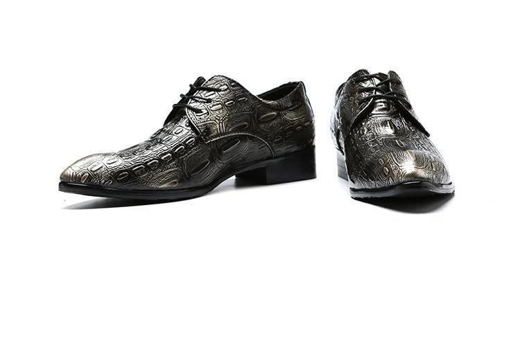 Men Crocodile Leather Shoes